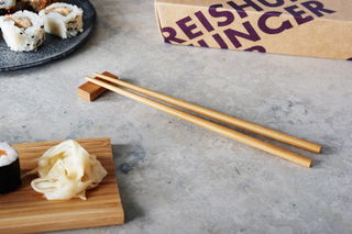 Stäbchen Bank aus Bambus